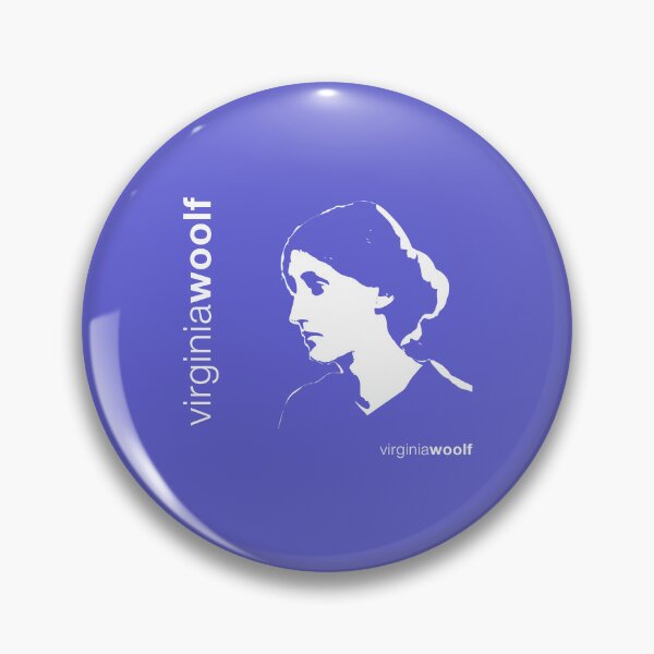 Item preview, Classic  Virginia Woolf poster (indigo) designed and sold by CMYKStudio.