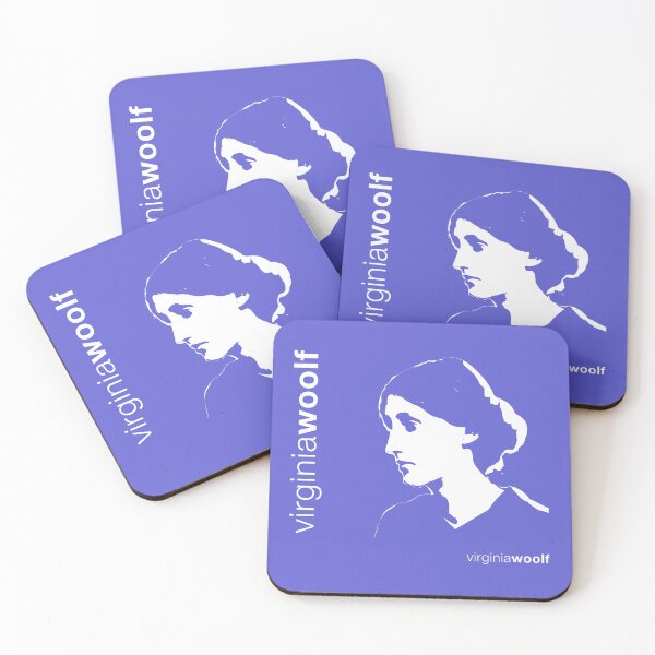 Item preview, Classic  Virginia Woolf poster (indigo) designed and sold by CMYKStudio.