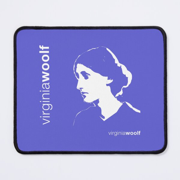 Item preview, Classic  Virginia Woolf poster (indigo) designed and sold by CMYKStudio.