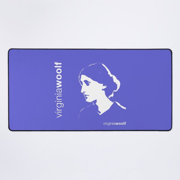 Item preview, Classic  Virginia Woolf poster (indigo) designed and sold by CMYKStudio.