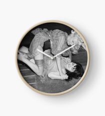 RETRO CATFIGHT Clock