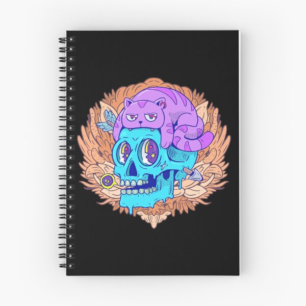 Item preview, Lazy Skull Cat designed and sold by MissTSix.