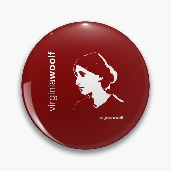 Item preview, Classic Virginia Woolf poster (red) designed and sold by CMYKStudio.
