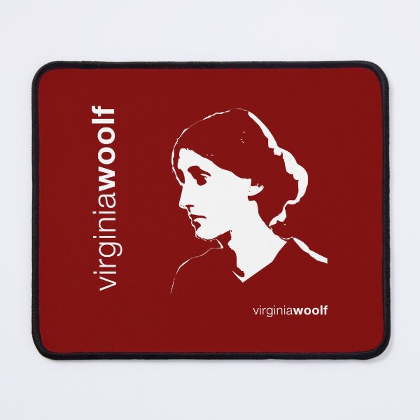 Item preview, Classic Virginia Woolf poster (red) designed and sold by CMYKStudio.