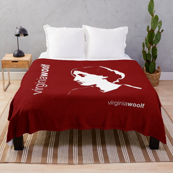 Item preview, Classic Virginia Woolf poster (red) designed and sold by CMYKStudio.