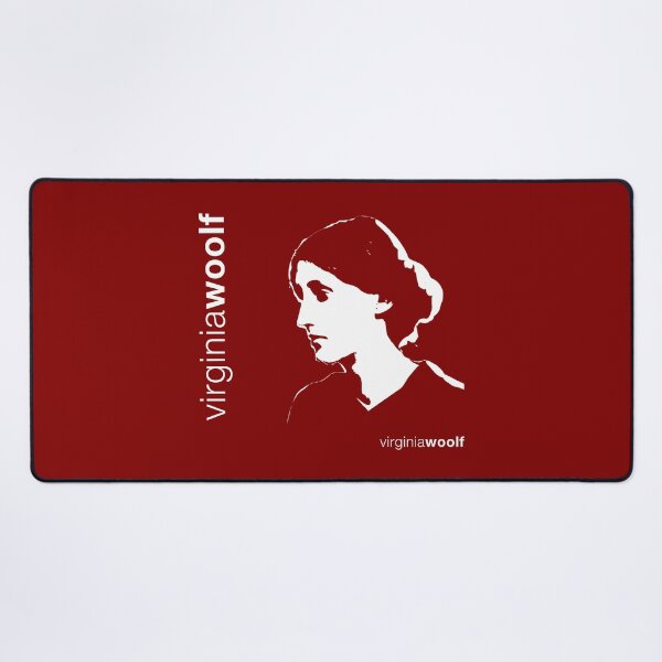 Item preview, Classic Virginia Woolf poster (red) designed and sold by CMYKStudio.