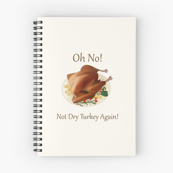 Item preview, Oh No! Not Dry Turkey Again! (Brown Font version 2) designed and sold by TheFoxyWolfShop.