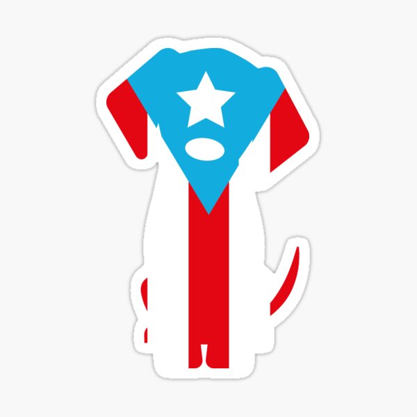 Puerto Rico Dog Sticker