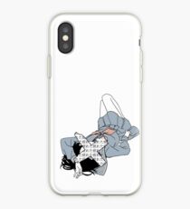 TIRED (alternative) - Sad Japanese Aesthetic iPhone Case