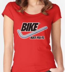 BIKE - Just Fix It Fitted Scoop T-Shirt