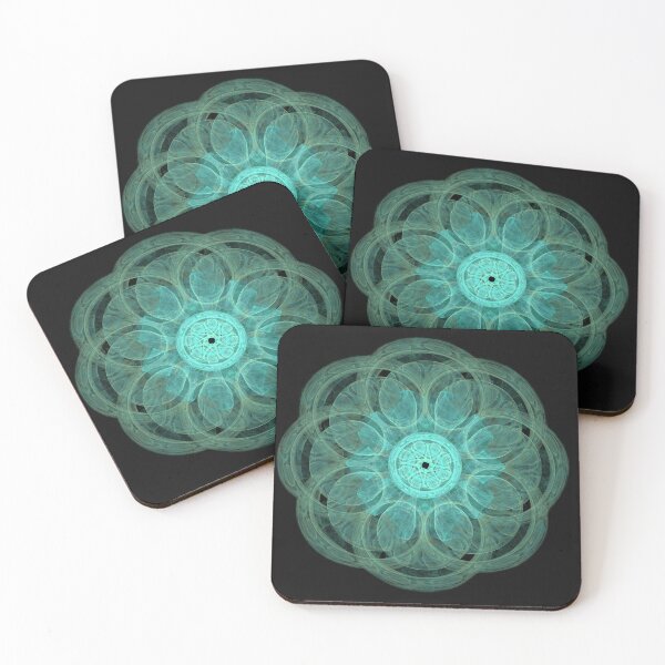Item preview, Turquoise Mandala Sticker  designed and sold by jade-cooper-art.