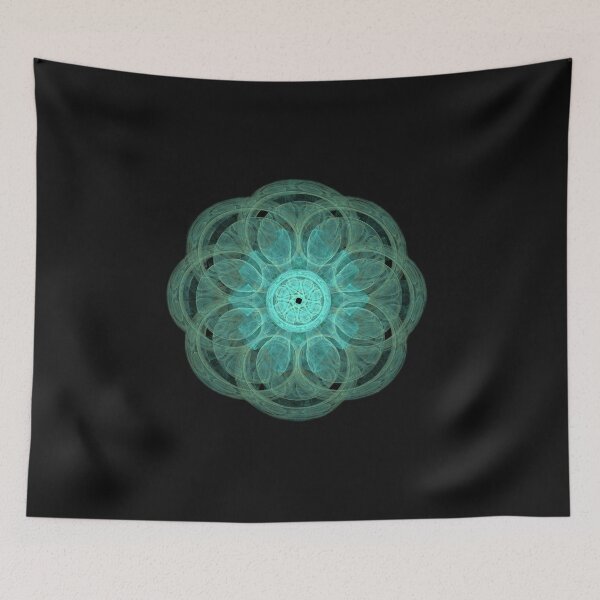 Item preview, Turquoise Mandala Sticker  designed and sold by jade-cooper-art.