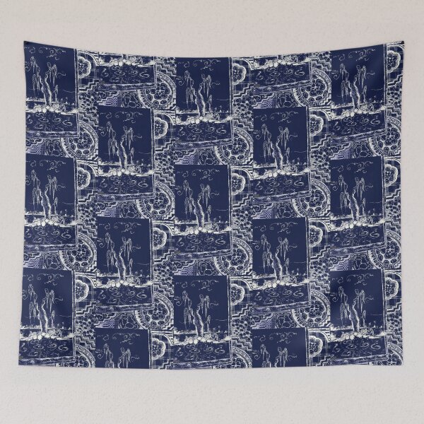 Item preview, willow framed blue and white designed and sold by Nickdavisinghe.