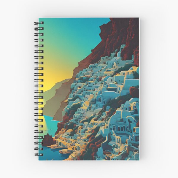 Aperçu de l'œuvre Santorin serein créée et vendue par EsoteraArt.