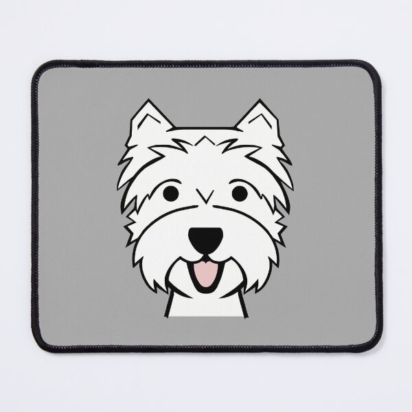 Item preview, Westies - West Highland Terrier - Westie dogs - red background Westie dog breed designed and sold by smooshfaceutd.