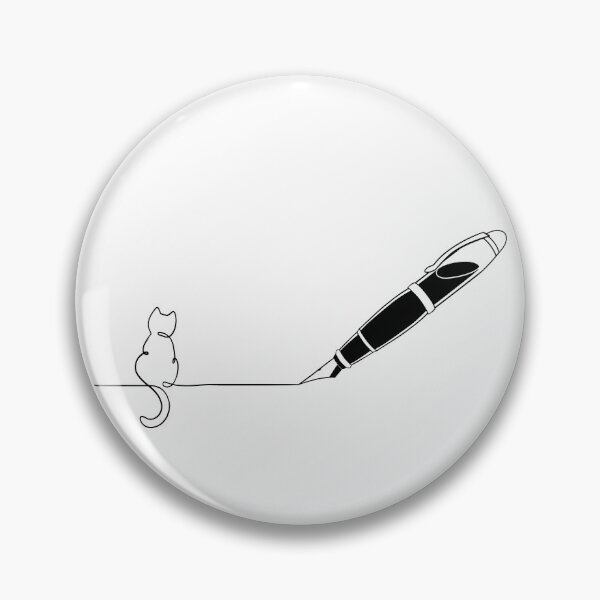 Item preview, cat fountain pen designed and sold by angiestown.