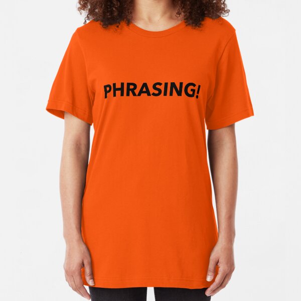 Phrasing Design Slim Fit T-Shirt