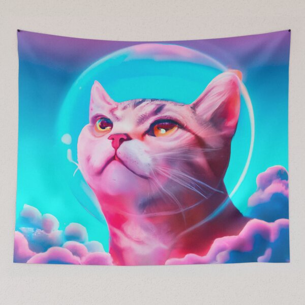 Item preview, Cat Astronaut designed and sold by Timegraf.