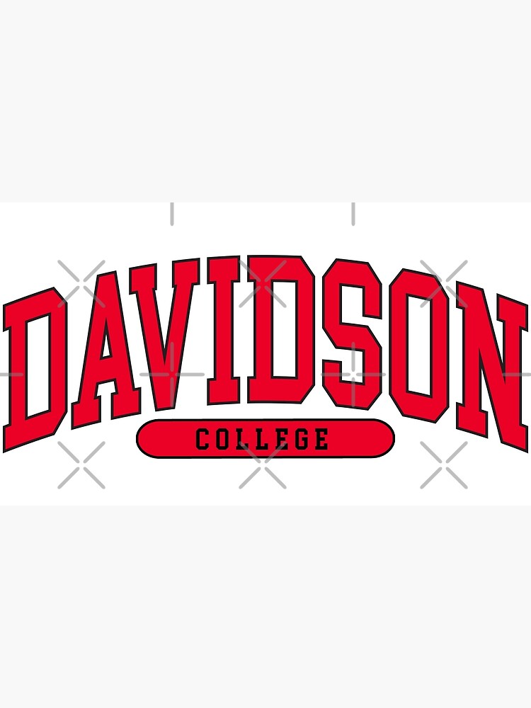"davidson college font curved" Poster for Sale by scollegestuff