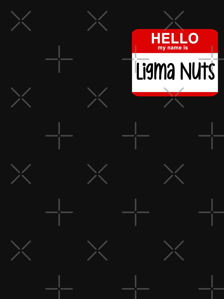 Hello My Name Is Ligma Nuts Funny Name Prank Photographic Print