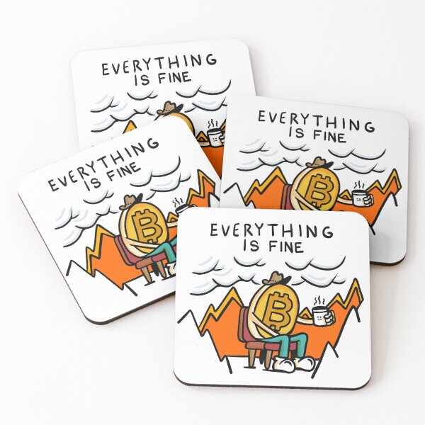 Item preview, Bitcoin: Everything is Fine designed and sold by ClothingnCrypto.