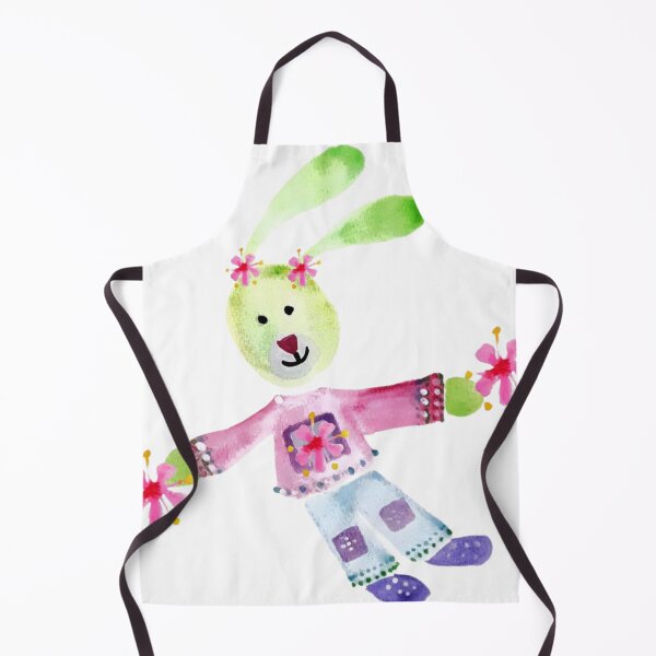 Item preview, Moss Rabbit, Playful Spring Rabbit With Blossom designed and sold by DefaultOneWorld.