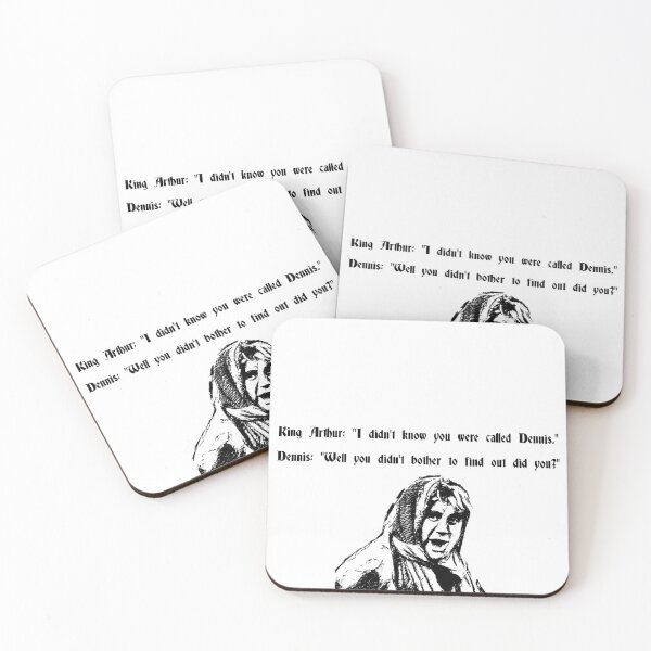 Item preview, Dennis and King Arthur are talking designed and sold by Monkyra.