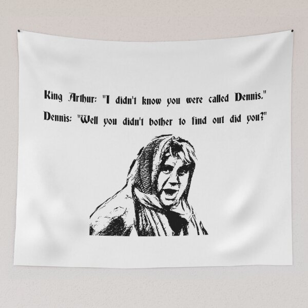 Item preview, Dennis and King Arthur are talking designed and sold by Monkyra.