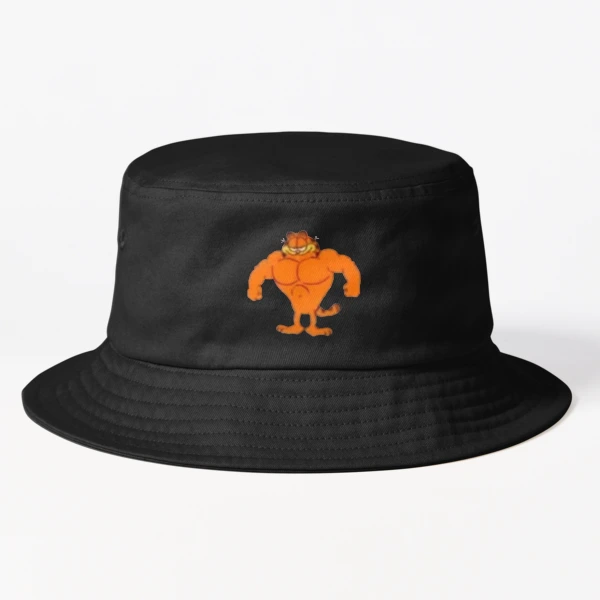 Buff Garfield Meme Bucket Hat for Sale by tttatia
