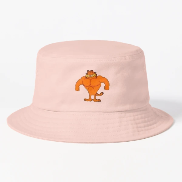 Buff Garfield Meme Bucket Hat for Sale by tttatia