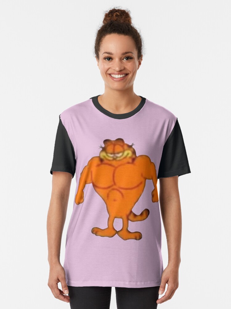 Graphic by tttatia Buff T-Shirt for Sale Garfield Redbubble Meme\