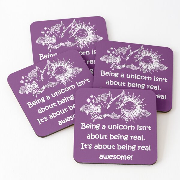 Item preview, It's awesome being a Unicorn | Purple (I AM SORRY!) designed and sold by DarinaDrawing.
