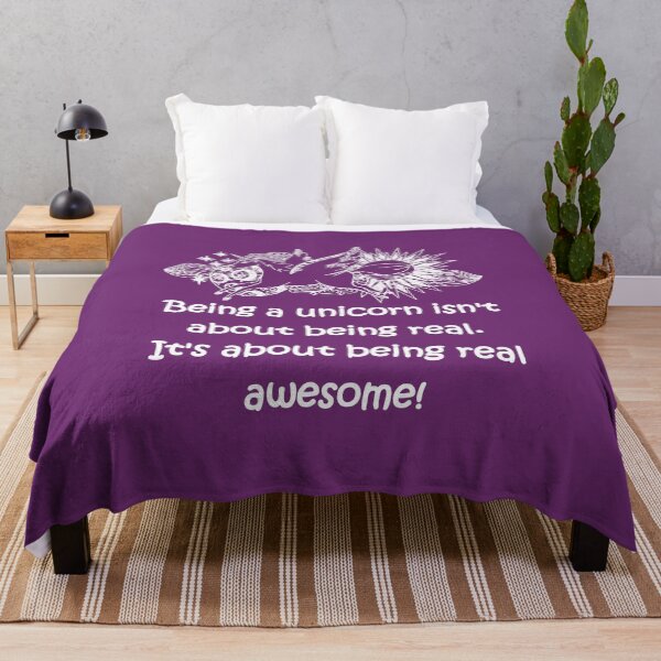 Item preview, It's awesome being a Unicorn | Purple (I AM SORRY!) designed and sold by DarinaDrawing.