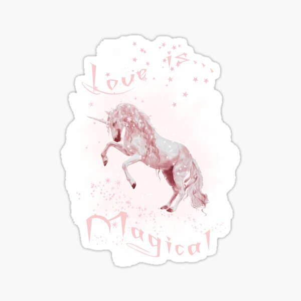 Love is Magical Sticker