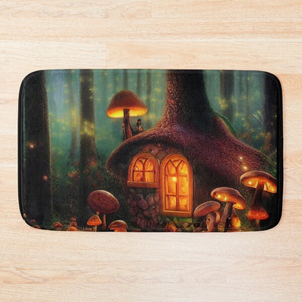 Item preview, Forest cabin with fairytale magic - Fantasy dream designed and sold by Monkyra.