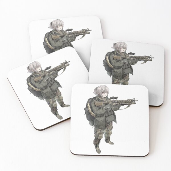 Item preview, Military Anime Girl designed and sold by kittiescuties.