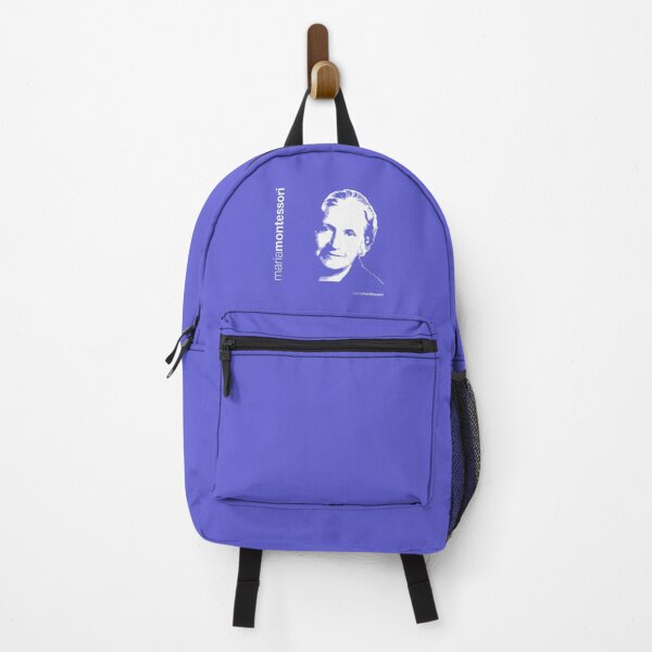 Item preview, Classic Maria Montessori poster (indigo) designed and sold by CMYKStudio.