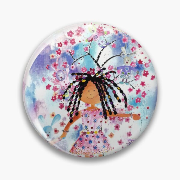 Item preview, Dancing with Blossoms in a New Dress.  Watercolour Collage designed and sold by DefaultOneWorld.