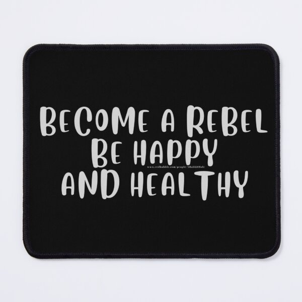 Item preview, be happy and healthy designed and sold by ARabbitHole.