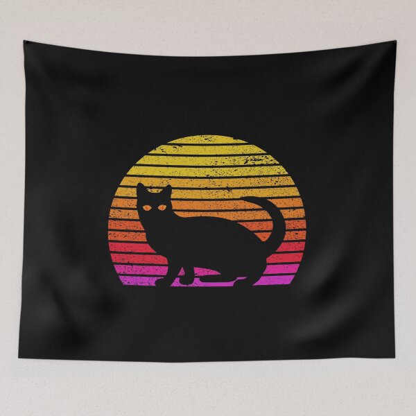 Item preview,    Cat looking at sunset  designed and sold by Designhub14.