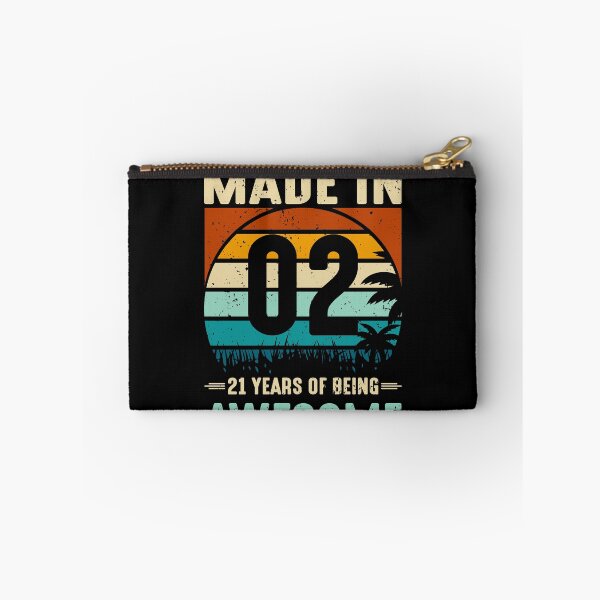Item preview, Made in 02 21 years of being awesome 21st birthday designed and sold by Echo Dusk.