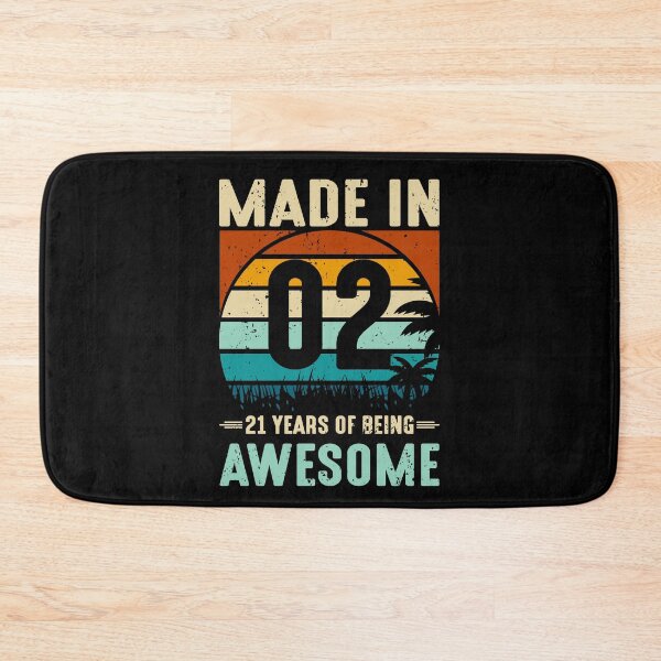 Item preview, Made in 02 21 years of being awesome 21st birthday designed and sold by Echo Dusk.