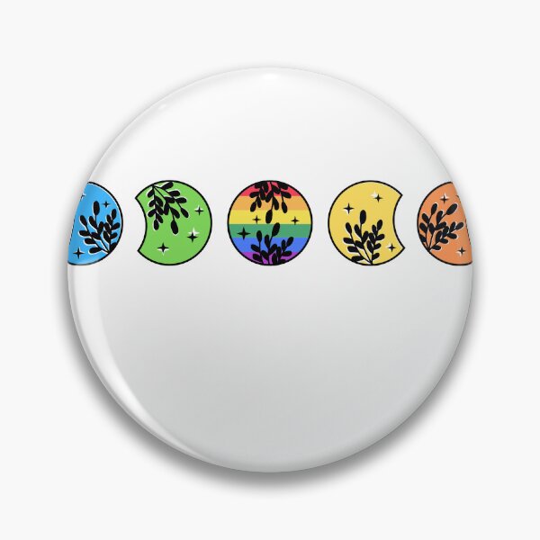 Item preview, Rainbow Pride Moon Phases designed and sold by LunaAndRosa.