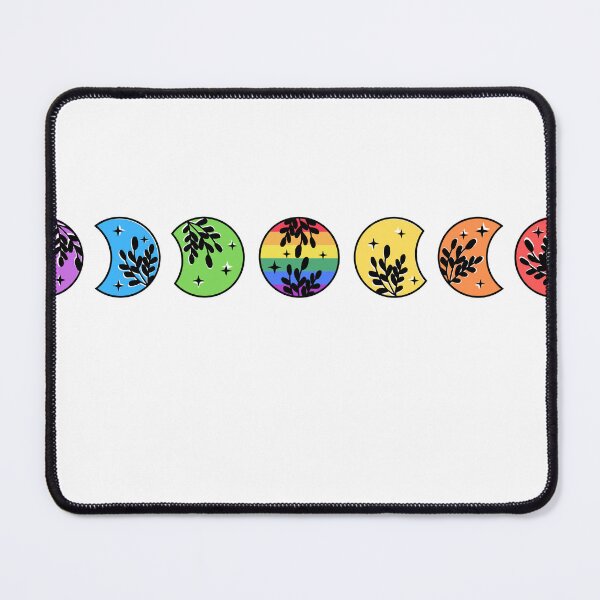 Item preview, Rainbow Pride Moon Phases designed and sold by LunaAndRosa.
