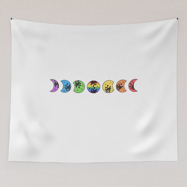 Item preview, Rainbow Pride Moon Phases designed and sold by LunaAndRosa.