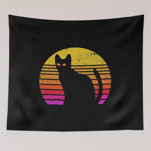 Item preview,  Cat looking at sunset  designed and sold by Designhub14.