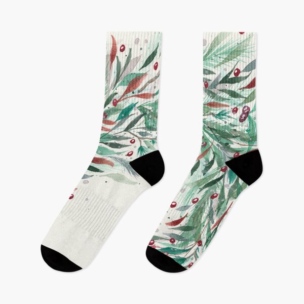 Item preview, Christmas Loose Watercolor Florals designed and sold by Jarrod Vandenberg.