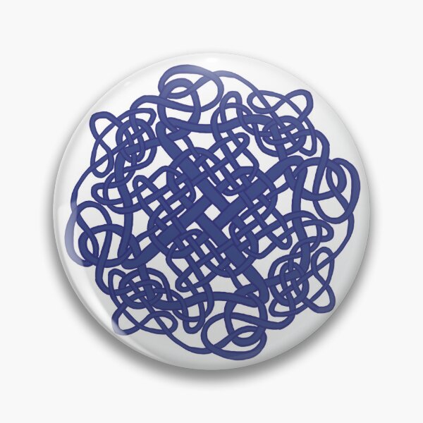 Item preview, Blue Celtic knotwork designed and sold by Audrey Beatrice.