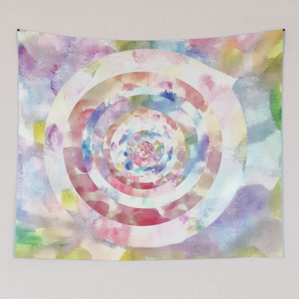 Item preview, Return of Spring. . A Watercolor Collage. designed and sold by DefaultOneWorld.