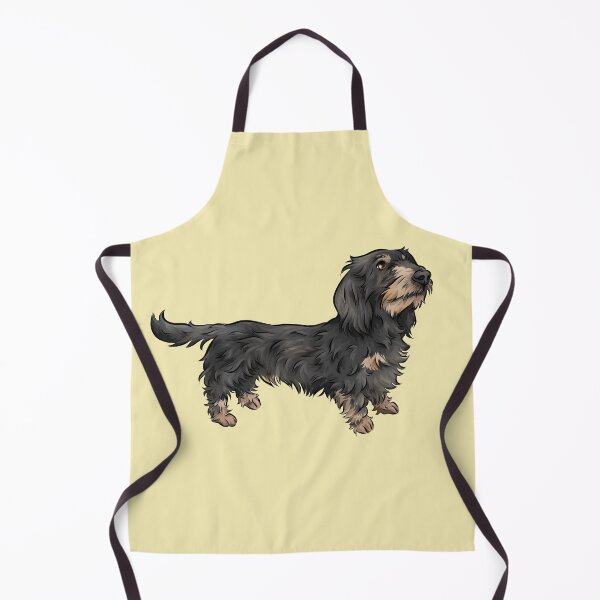 Item preview, Wire Haired Dachshund | Black and Tan | Cute Dog Art designed and sold by shirinsart.
